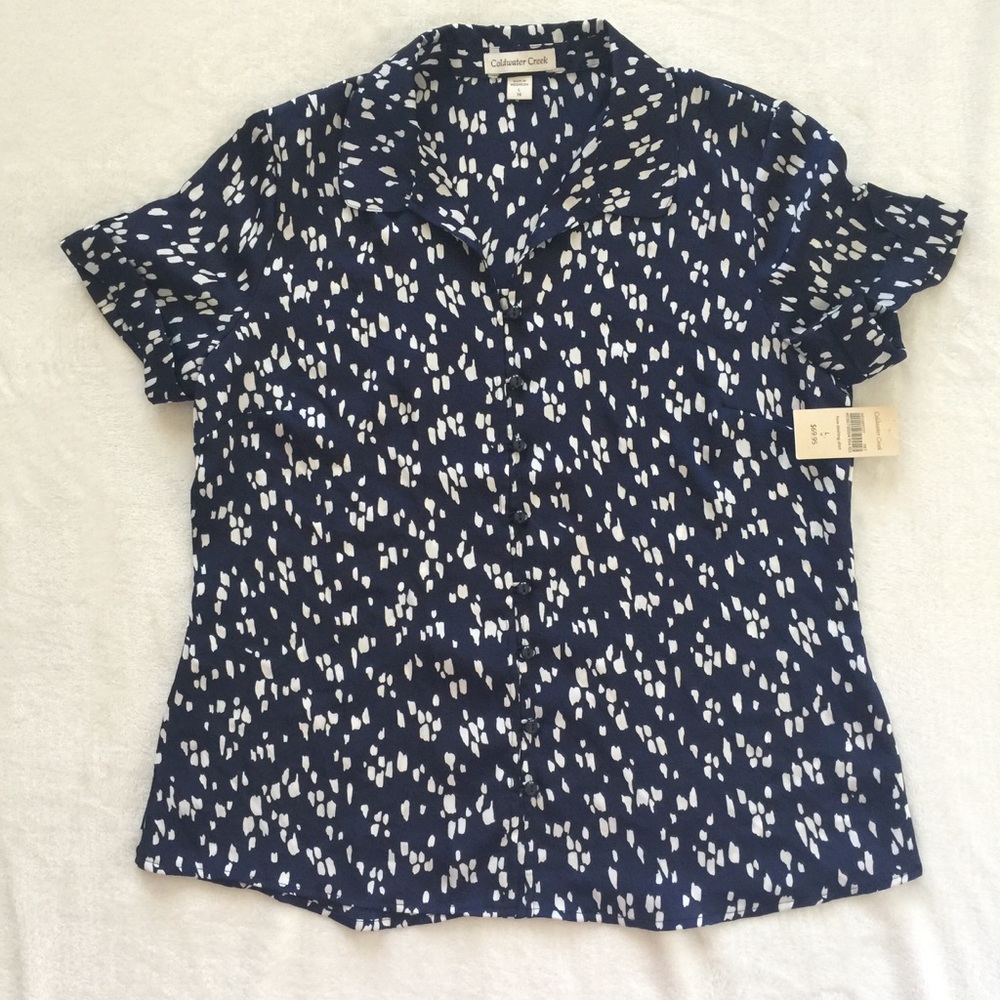 Flowy Polka-dot Button. - Picture 5 of 6